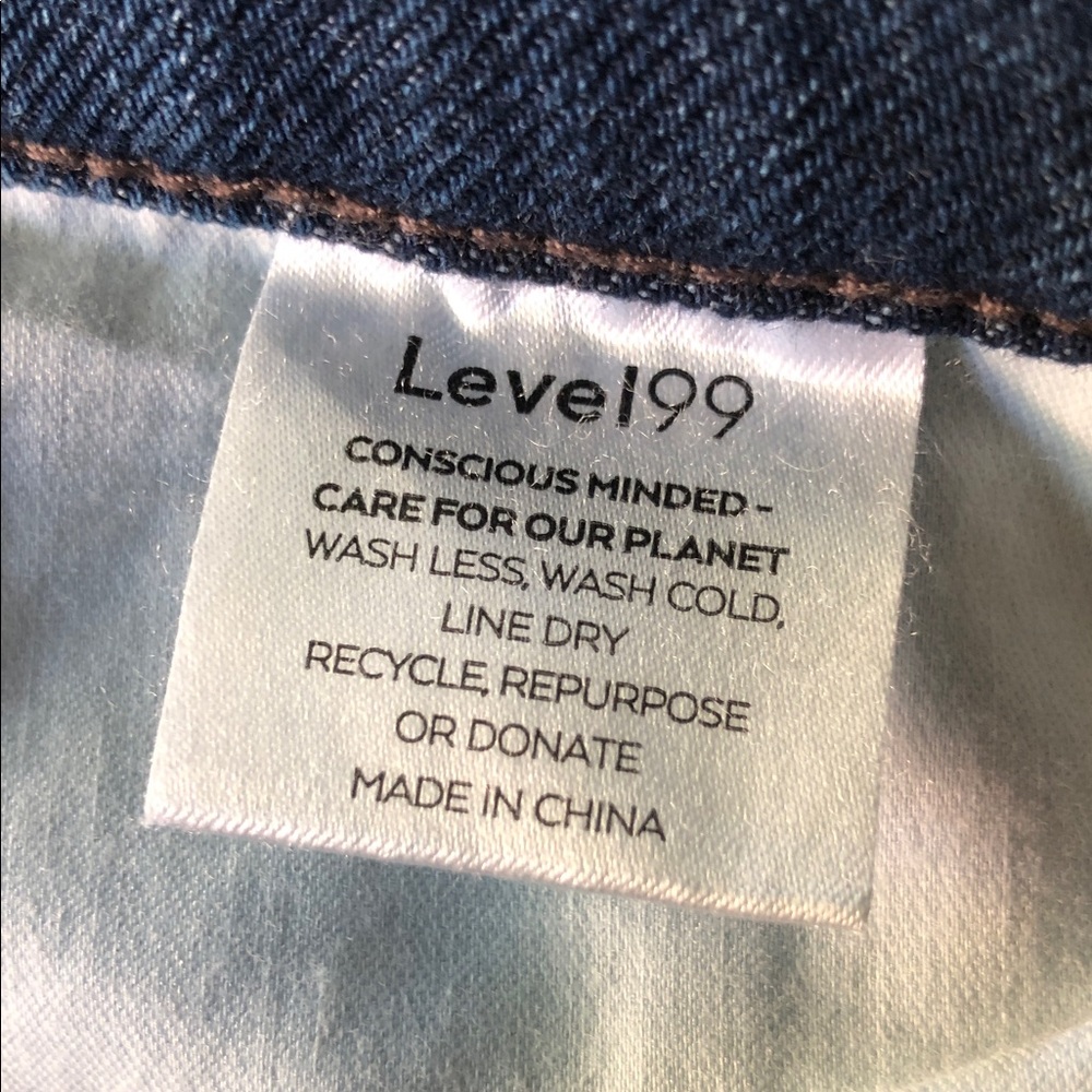 Level 99 Claudia Flare Jeans Mid Rise Brit Blue Size 31 Stretch - Picture 7 of 8